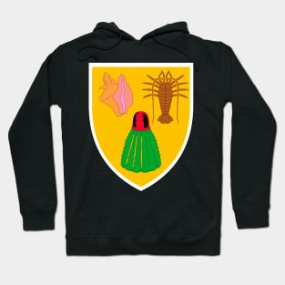 Coat of arms of the Turks and Caicos Islands Hoodie